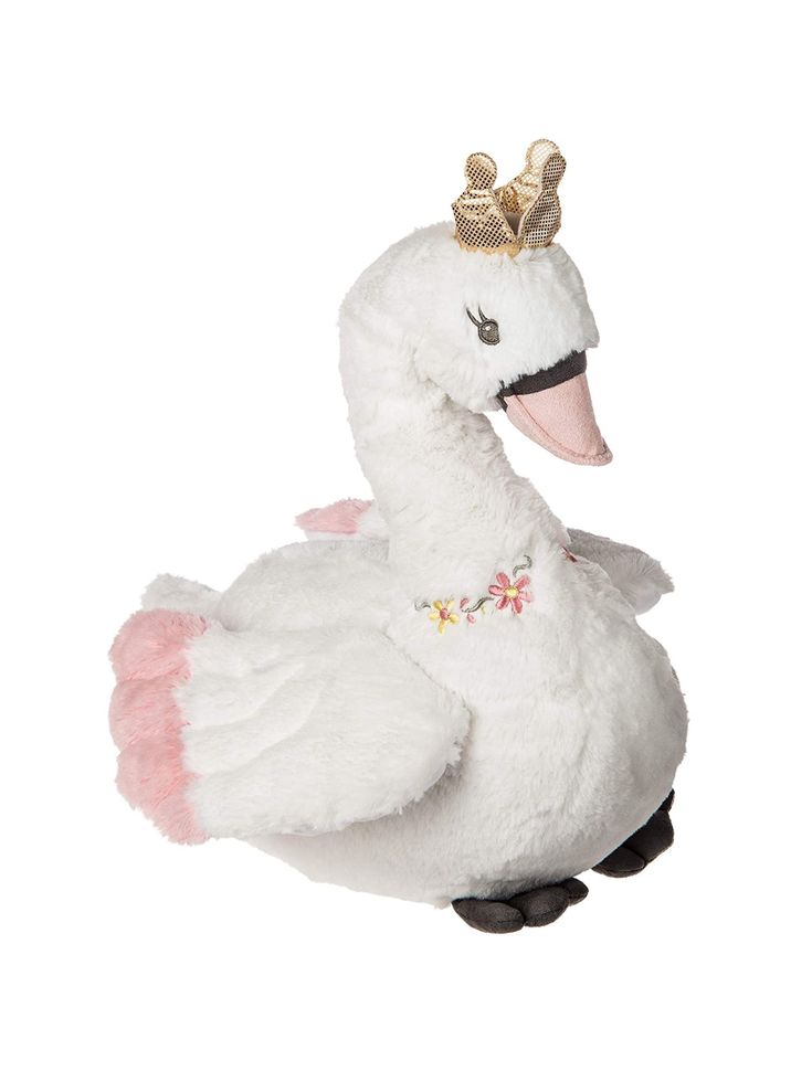 Itsy Glitzy Swan Weston Table Swan Plush, Fabric Wings, Swan Love, Nursery Room Inspiration, Baby Rattle, Baby Safe, Soft Dolls, New Theme, Animals Friends