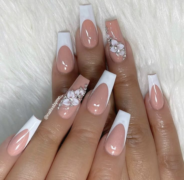 Acrylic Nails Coffin Ombre, Bride Nail, Coffin Nail Art, Elegant Touch Nails, Nails Ballerina, Shape Ideas, Nails Colorful, Shaped Nails, Fancy Nails Designs