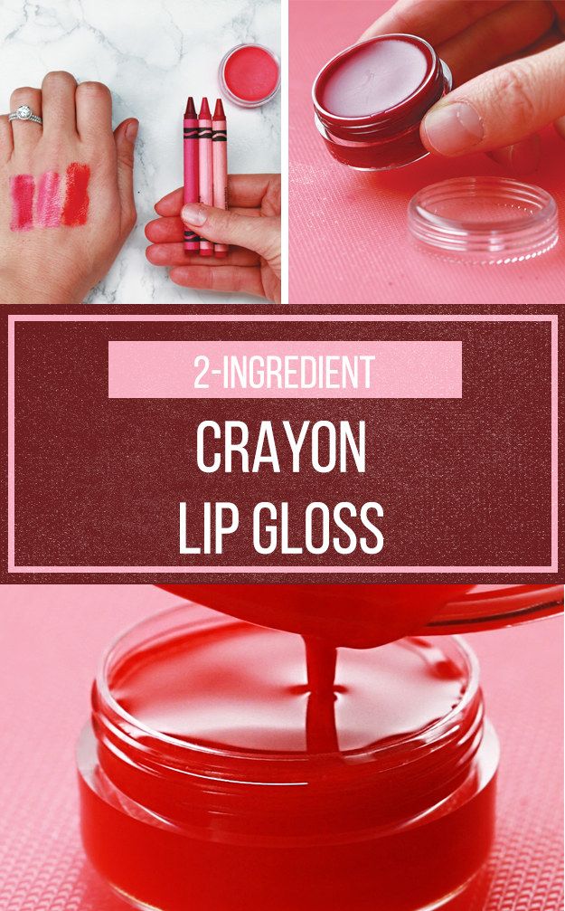 This DIY Lip Gloss Won't Break The Bank But It Will Break Some Crayons Diy Toiletries, Lip Gloss Recipe, Gloss Diy, Diy Lip Balm Recipes, Diy Crayons, Sugar Skull Halloween, Lip Scrub Diy, Diy Lipstick, Lip Balm Recipes