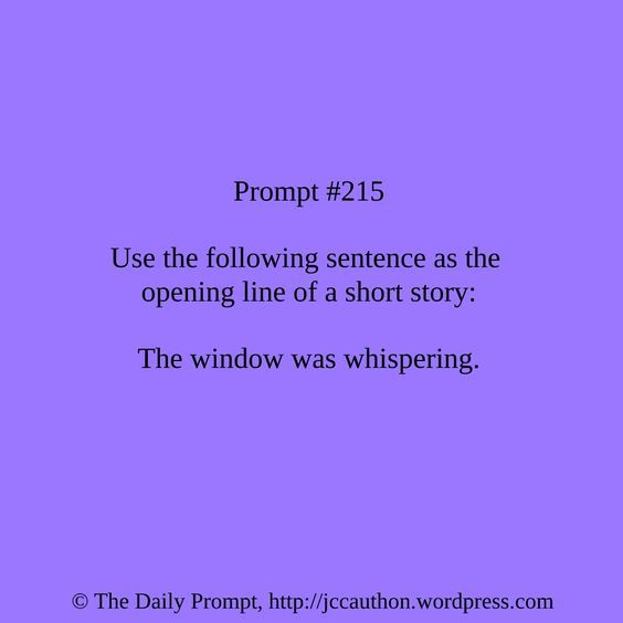 a purple background with the words prom p 21 use the following sentence as the opening line of a short story