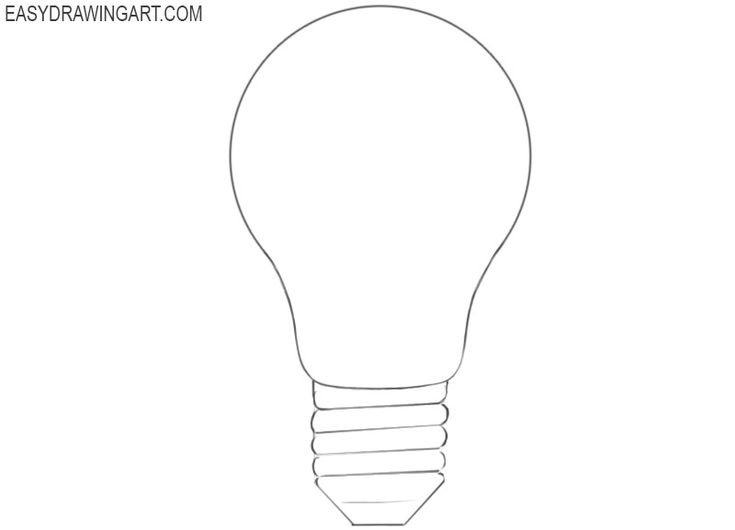 a light bulb is shown in the shape of a lampbulb, which has been drawn