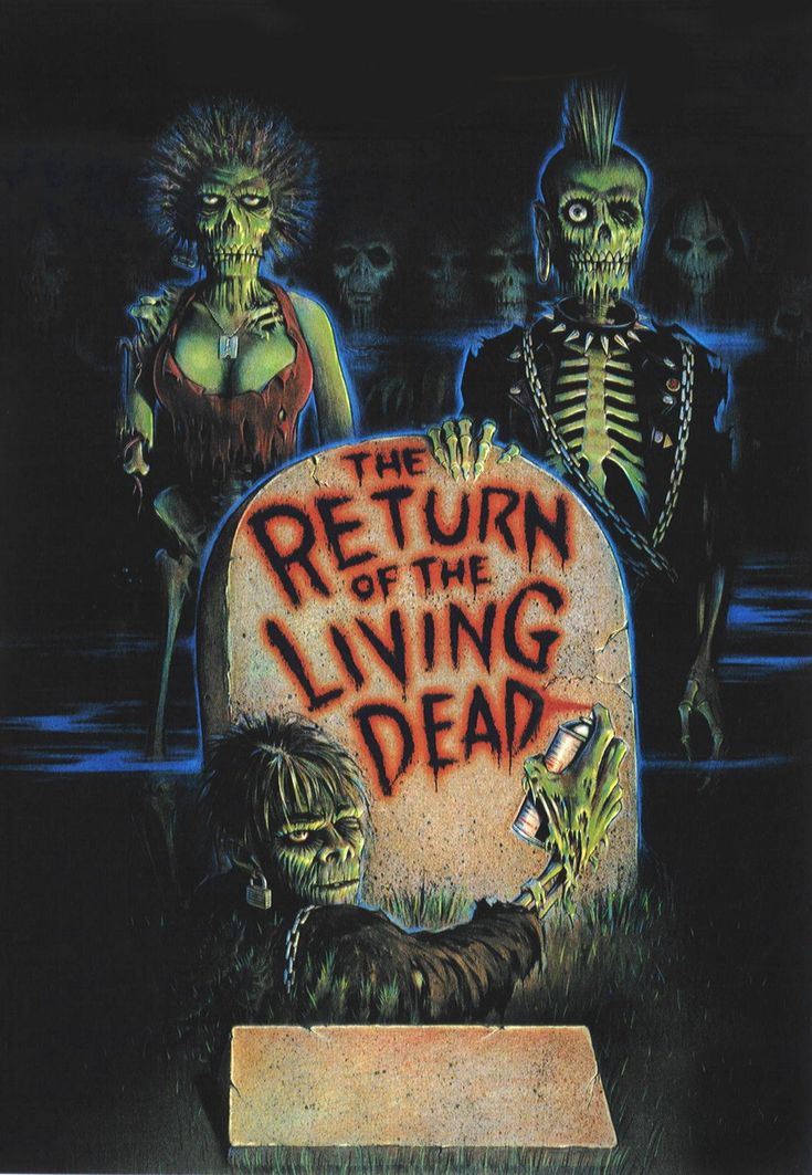 the return of the living dead movie poster