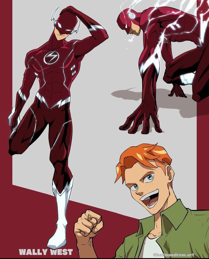 an image of the flash in various poses