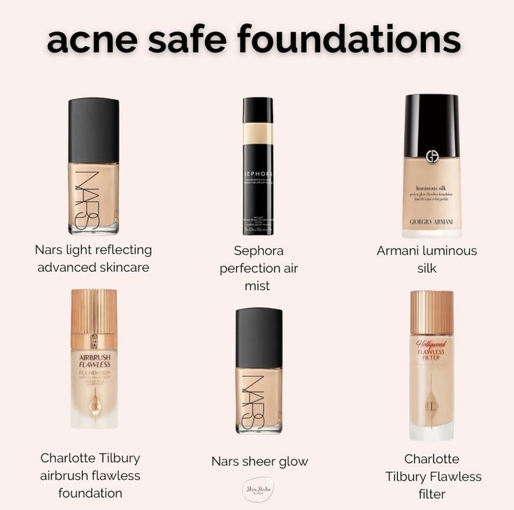 Best Foundation 2023, Acne Safe Makeup Products, Acne Free Makeup, Acne Safe Foundation, Acne Safe Makeup, Makeup Acne, Safe Makeup, Acne Makeup, Makeup Order