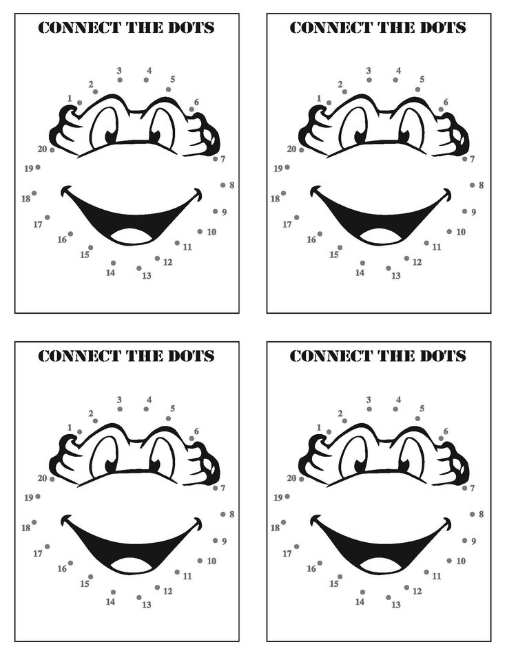 connect the dots to learn how to draw cartoons