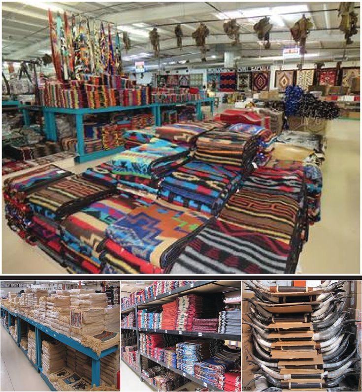 there are many different types of rugs on display in the store, and one is for sale