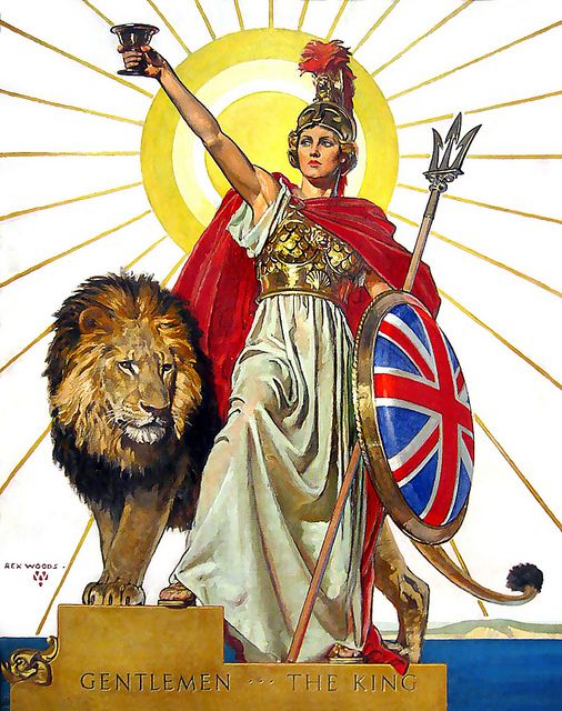 This is what I think I look like when I drink beer. Kinda weird I picture myself in drag, right? Advertising Archives, Rule Britannia, Lion Illustration, Age Of Empires, Propaganda Posters, British History, Back To Nature, British Army, British Isles