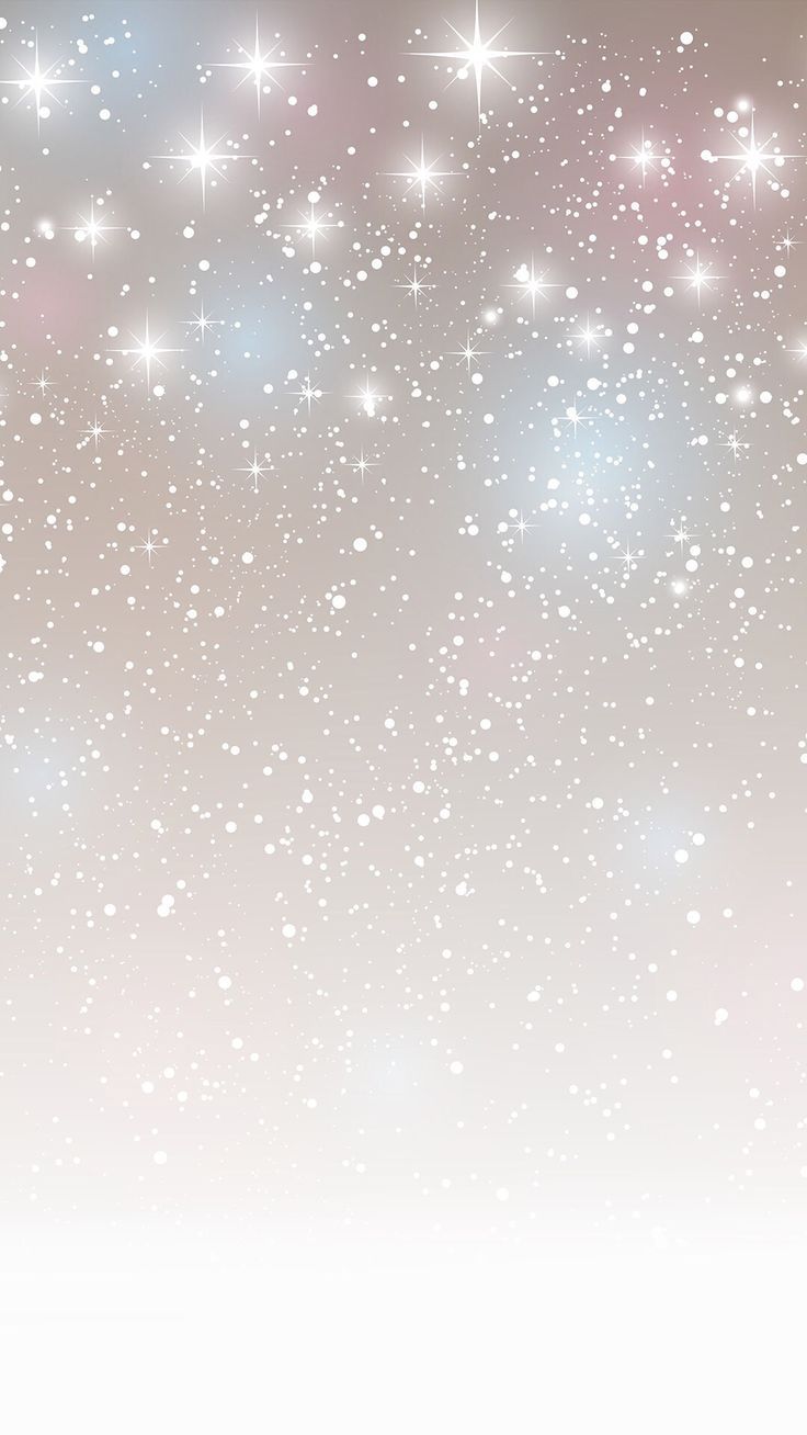 the snow is falling down and there are many stars in the sky above it on this snowy day