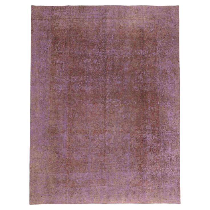 a purple rug on a white background