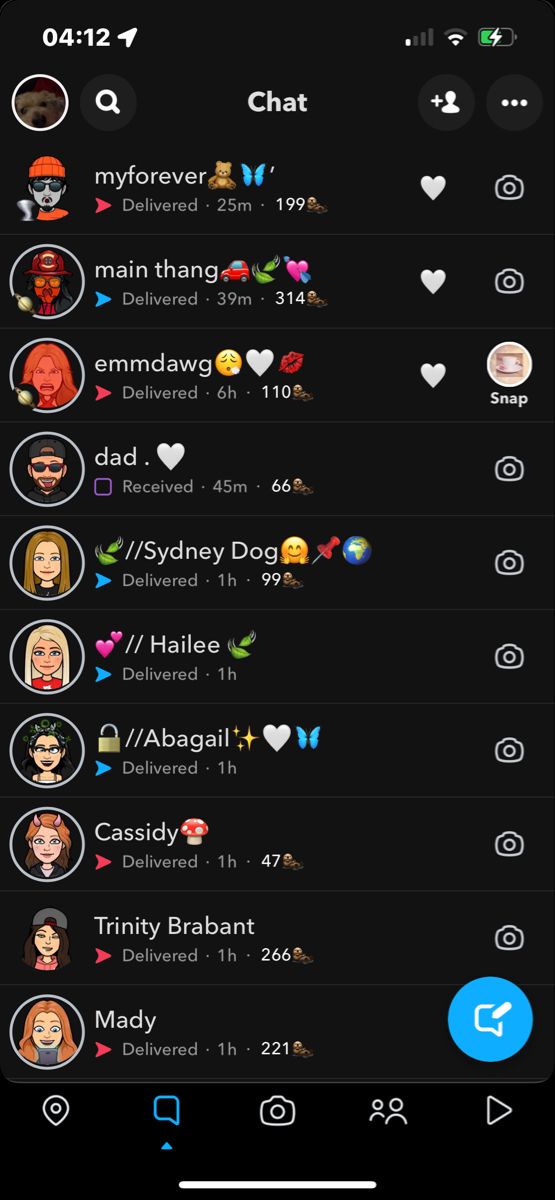 an iphone screen with different emotes on it