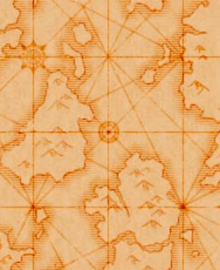 an old map is shown with lines and points on it's surface, as well as