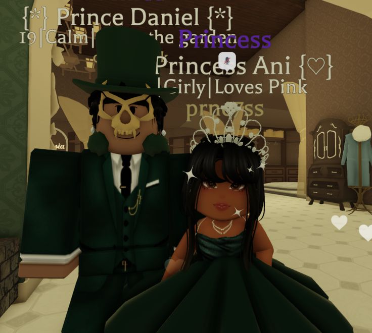 an animated image of a man and woman dressed up in fancy clothes, sitting next to each other