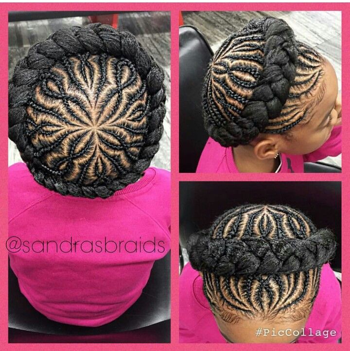 Natural Hair Cornrow, Halo Braid Natural Hair, Cornrow Styles For Girls, Braid Natural Hair, Crown Braids, Halo Braid, Twisted Hair, Kid Braid Styles, Girls Natural Hairstyles