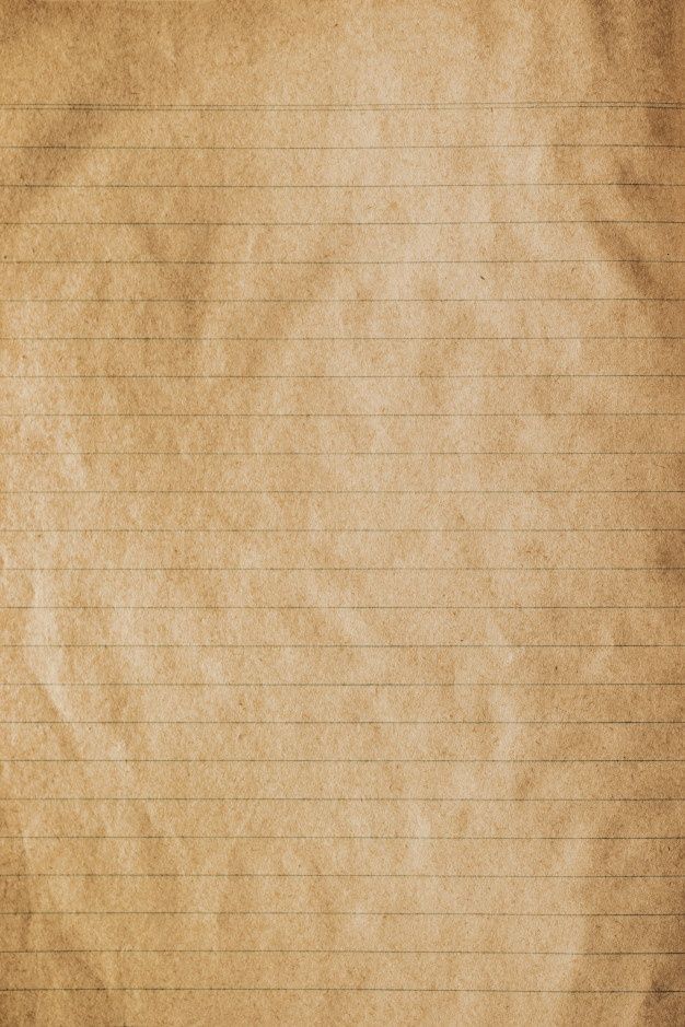 an old piece of lined paper with lines on the top and bottom, in sepia tone