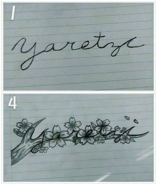 some writing that is on top of a piece of paper with flowers and leaves in it