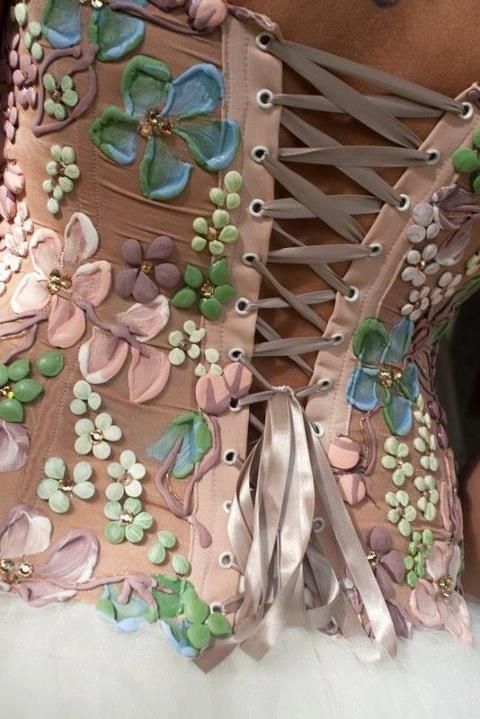 Amazing Corsets and Lingerie Estilo Hippie, Floral Corset, Corsets And Bustiers, Corset Lingerie, Corsets, Girly Girl, Fashion Details, Beautiful Outfits, Pretty In Pink