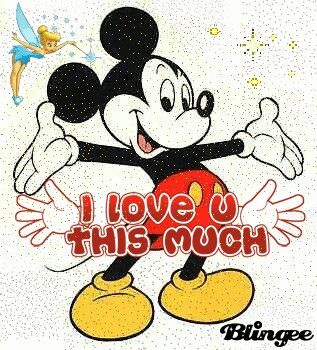 i love u this much with mickey mouse