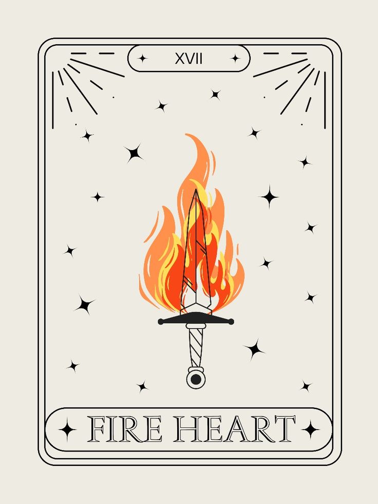 Throne of Glass Tarot Card Throne Of Glass Tarot Cards, Fire Tarot Card, Throne Of Glass Fireheart Tattoo, Throne Of Glass Print, Fireheart Tattoo Tog, Fireheart Tattoo, Fireheart Tog, Tog Tattoo, Tog Aesthetic