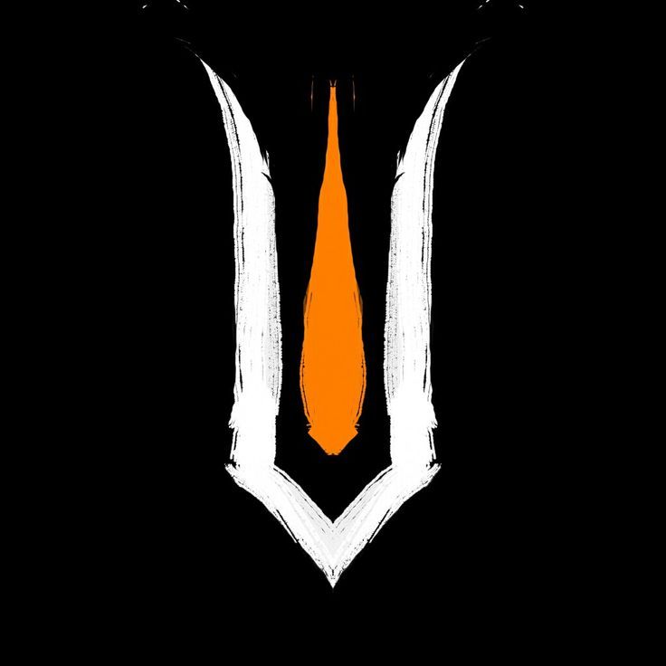 an orange and white logo on a black background with the letter u in it's center