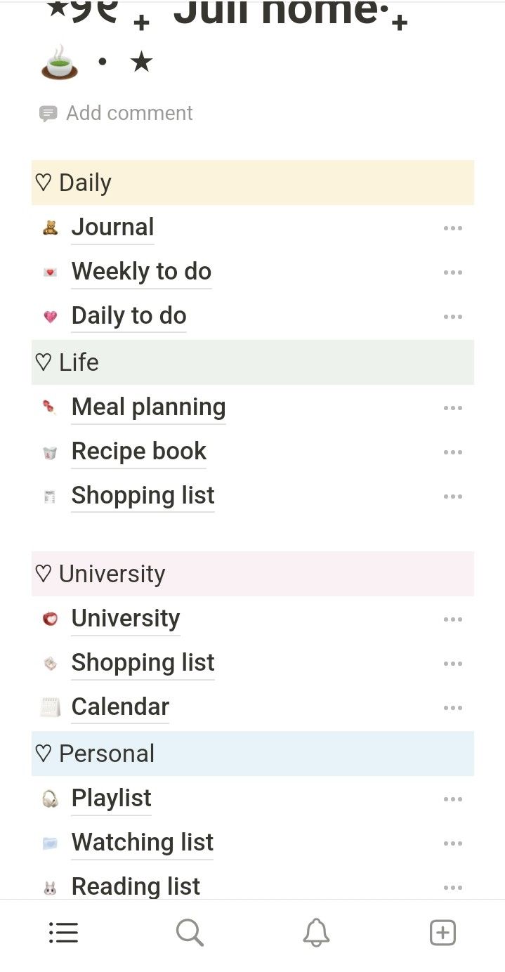 an iphone screen showing the daily menu