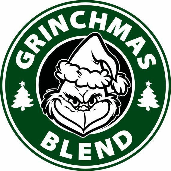 a green sticker with the words grinmas blend on it