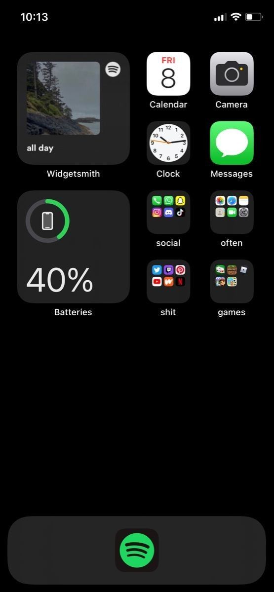 an iphone screen with icons on it and the time displayed for each device to be taken