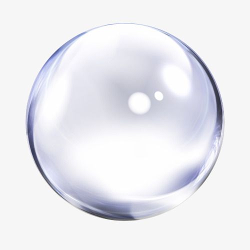 an image of a glass ball on a white background