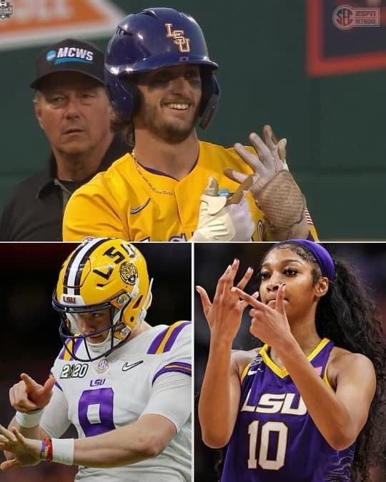 four different images of people in sports uniforms, one is wearing a helmet and the other has gloves