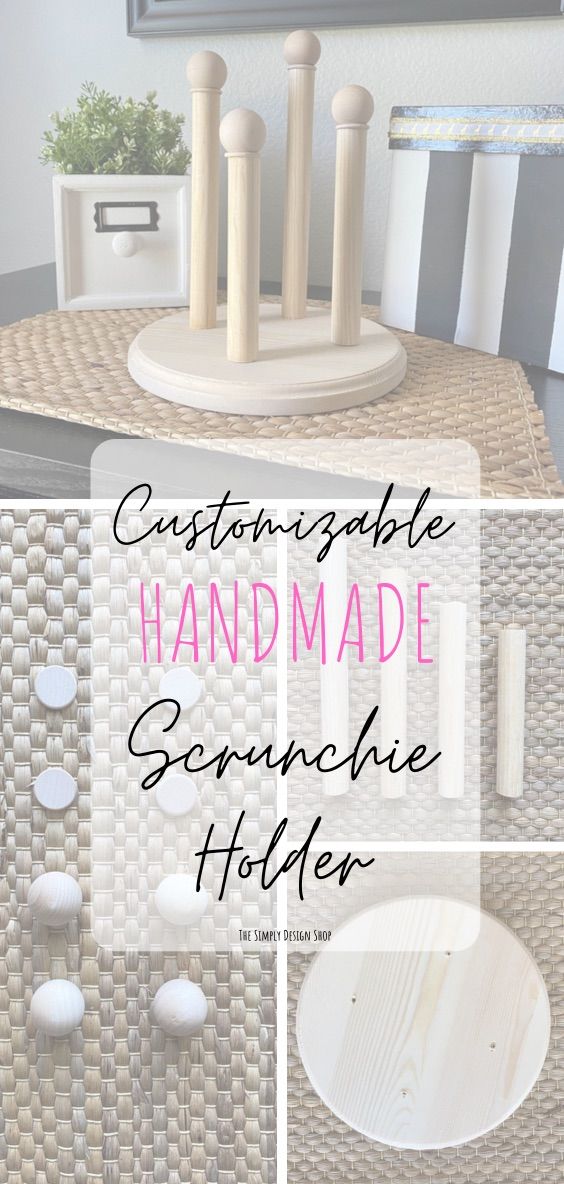 the instructions for how to make handmade scrunched holes in wood and wicker