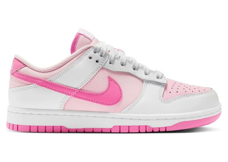 Nike Dunk Low Pink Foam (Women's) Nike Dunk Low Pink Foam, Dunk Low Pink Foam, Jordan 1 Green, Wmns Dunk Low, Nike Shoes Women Fashion, Pretty Sneakers, Blue Jordans, Preppy Shoes, Kicks Shoes