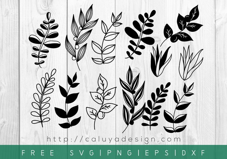 the free svg files are available for use in this project, including leaves and branches