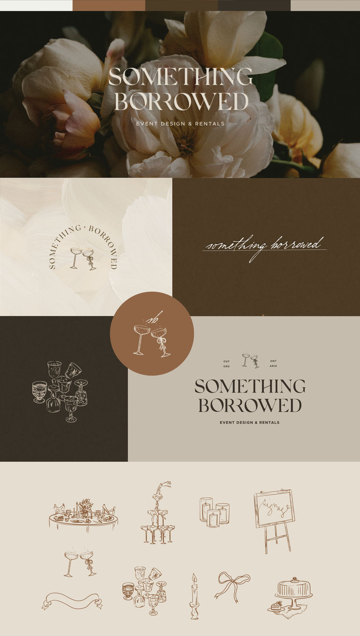 the website design for something brown