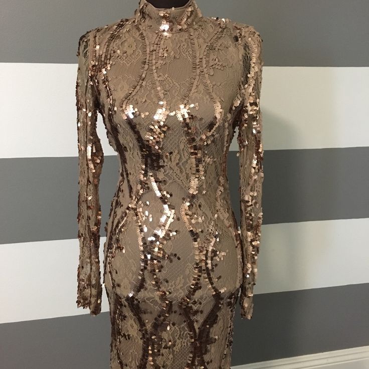 Ark & Co. Gold Taupe Sequin Dress -Size Small. New Without Tags. Never Been Worn. Purchased To Wear For A Wedding But Ended Up Not Fitting. Gold Long Sleeve Mini Dress For Wedding, Elegant Gold Stretch Dress, Fitted Champagne Dress For Festive Occasions, Gold Sequin Stretch Dress, Champagne Fitted Sequin Dress For Festive Occasions, Gold Long Sleeve Sequin Dress For Date Night, Festive Fitted Champagne Sequin Dress, Fitted Champagne Sequin Dress For Festive Occasions, Elegant Stretch Dresses For Festive Occasions