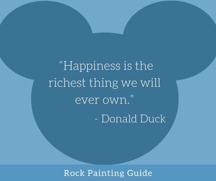 a mickey mouse quote with the words happiness is the highest thing we will ever own