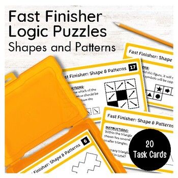 fast finisher puzzles shapes and patterns