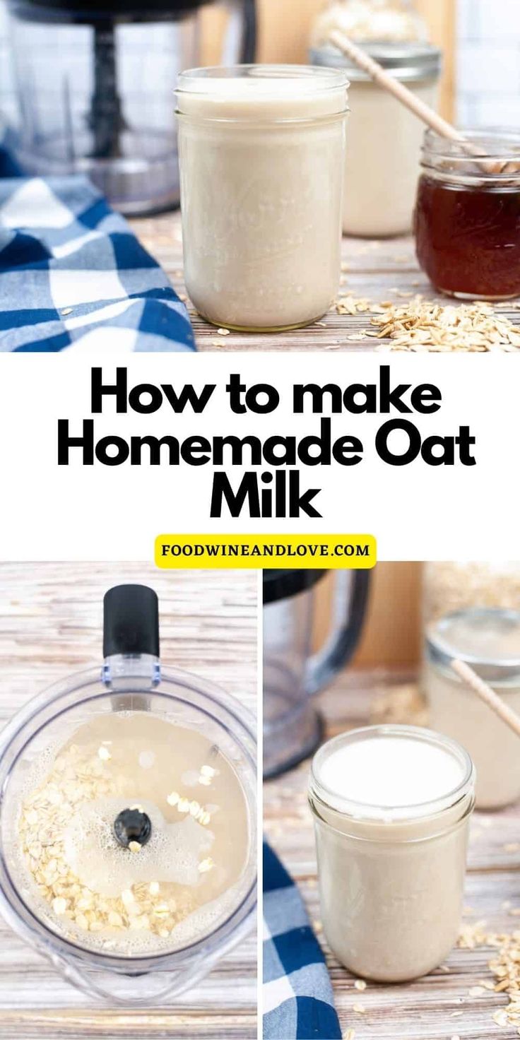 how to make homemade oat milk