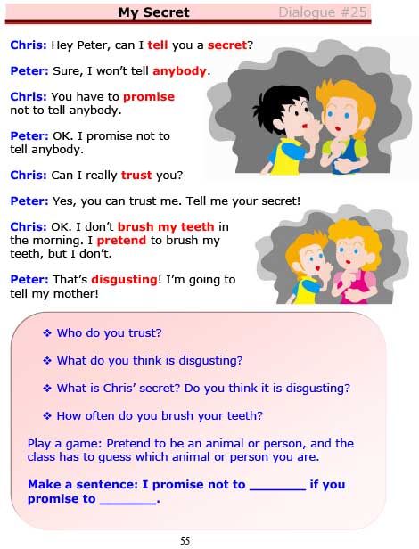 two cartoon characters talking to each other in front of a pink background with the words'my secret '