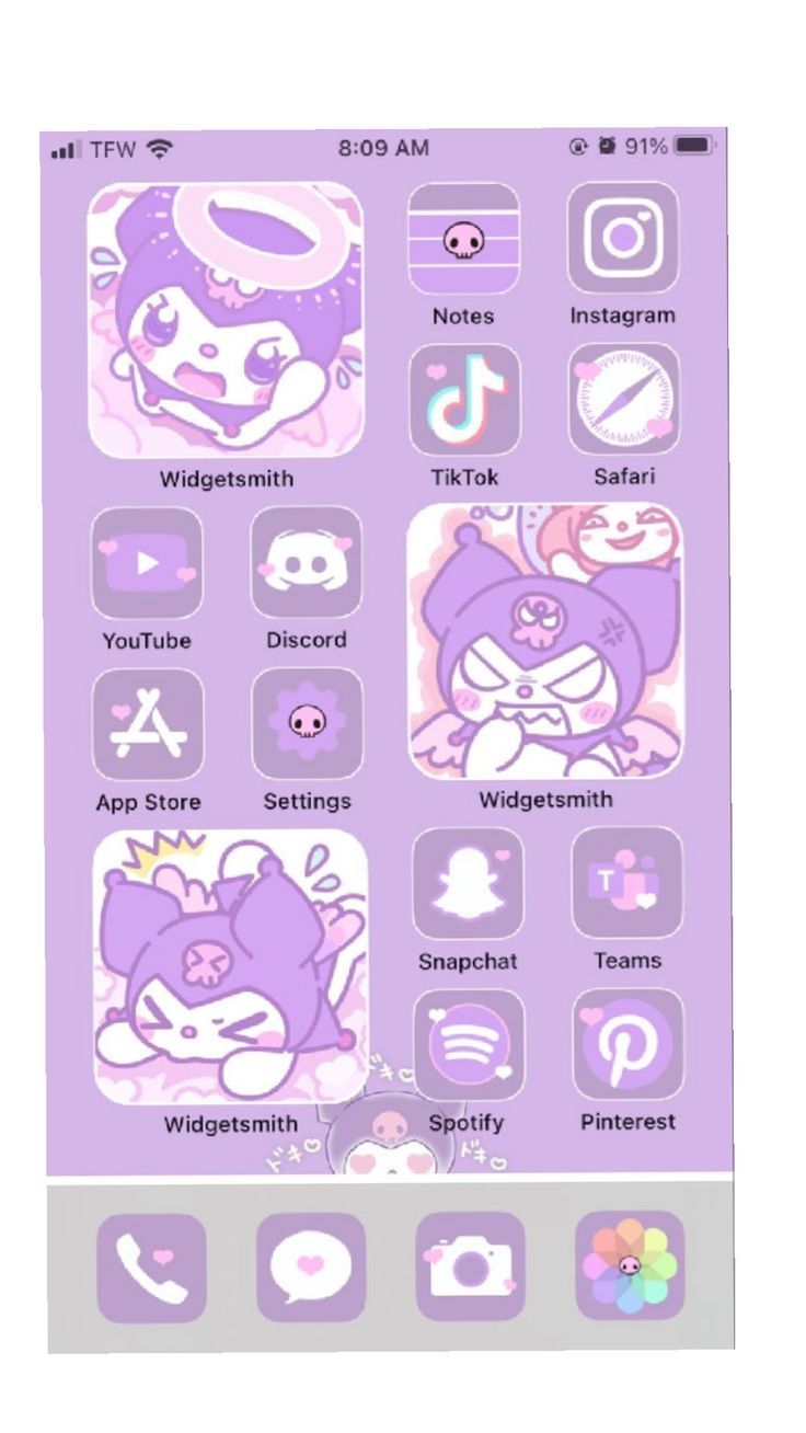 🍇limitu Kromi Wallpapers, Cute Wallpapers For Phone Homescreen, Kuromi App Icons Purple, Week Aesthetic, Kuromi Wallpaper, Kawaii Icons, Hello Kitty Wallpaper Hd, Images Hello Kitty, My Little Pony Poster