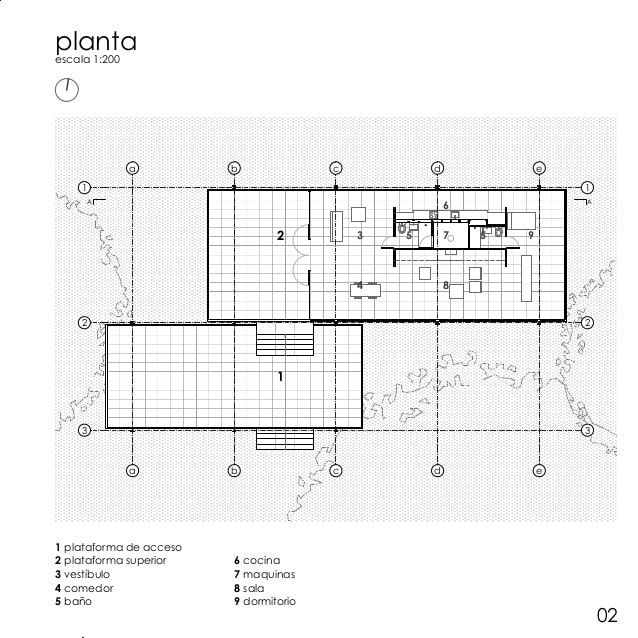 the floor plan for a house in mexico