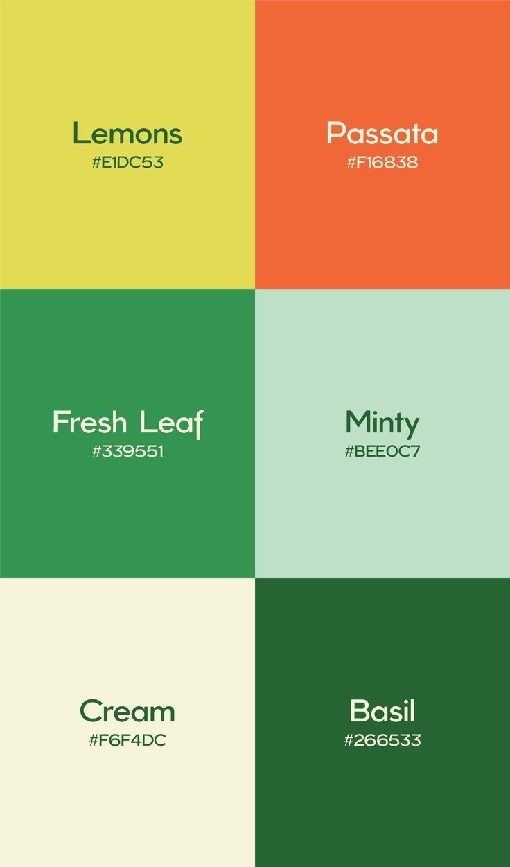 the logos for fresh leaf, which are available in different colors and font styles to choose from