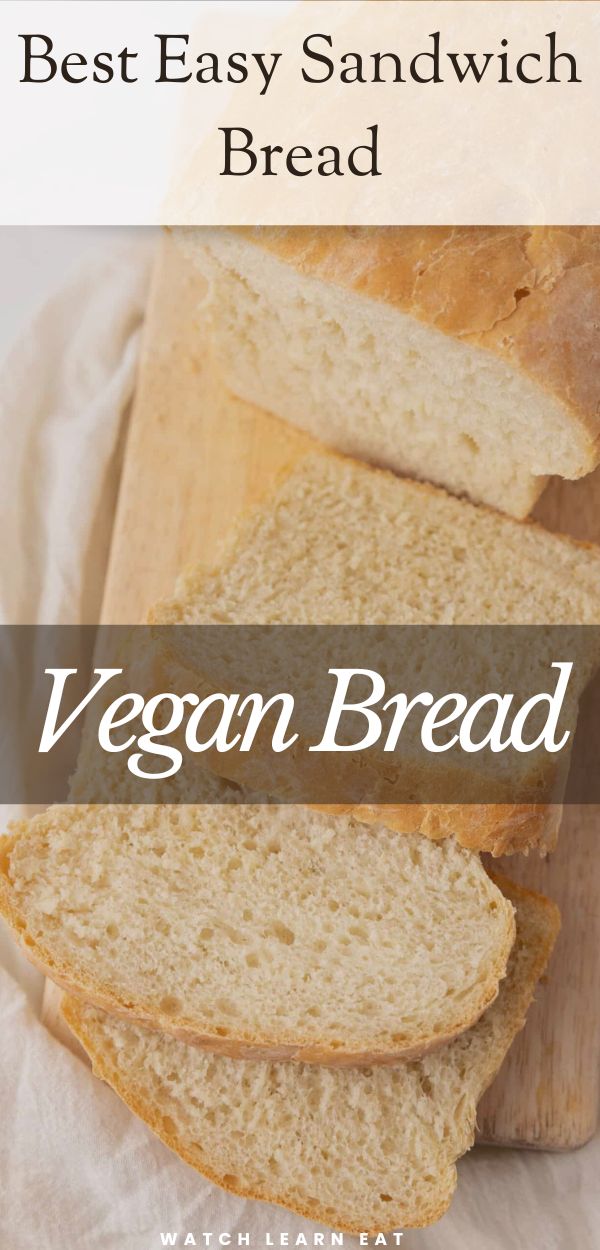 Sliced Homemade Vegan Bread perfect for sandwiches Vegan Sandwich Bread, Vegan Bread Recipe, Sister Tattoo, Vegan Banana Bread, Bread Loaf, Brother Quotes, Vegan Bread, Vegan Sandwich, Sandwich Bread