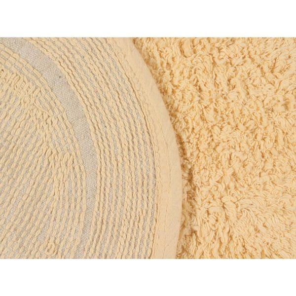 HOME WEAVERS INC Double Ruffle Collection 100% Cotton Bath Rugs Set, 24x40 Rectangle, Yellow BDR2440BU - The Home Depot Round Bath Rug, Ruffle Pattern, Cotton Bath Rug, Bath Mat Sets, Bath Rugs Sets, Bath Mat Rug, Rug Sets, Round Rugs, Bath Rugs