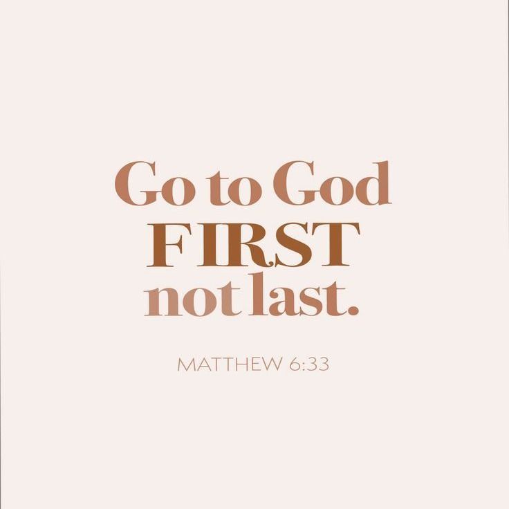 the words go to god first not last