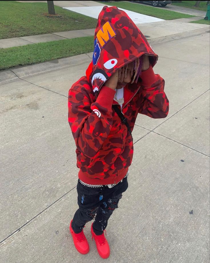 Bape Hoodie Outfit Men, Bape Hoodie Pfp, Bape Outfits Men, Hoodie Bape, Bape Hoodie Men, Bape Hoodie Outfit, Bape Hoodie Aesthetic, Purple Bape Hoodie Outfit, Bape Shark Hoodie Outfit