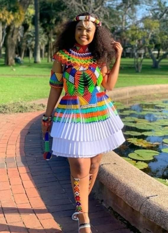 Zulu Traditional Attire African Women, Lobola Outfits Woman Dresses, Traditional Attire African, South African Dresses, Zulu Traditional Wedding Dresses, Zulu Traditional Attire, Headwrap Styles, South African Traditional Dresses, Zulu Women