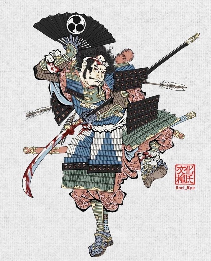 Tattoo Japanese Style, Samurai Tattoo Design, Knight Tattoo, Japan Tattoo Design, Samurai Artwork, Japanese Drawings, Creepy Tattoos, Asian Tattoos, Japanese Art Prints