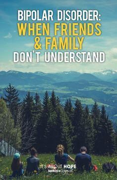 I don't know a single person with bipolar disorder that doesn't have at least one member of their circle of friends and family that just doesn't get it. Health Corner, Mental Health Month, One Friend, Single Person, Many Faces, That One Friend, Mental Health Awareness, Emotional Health, Friends And Family