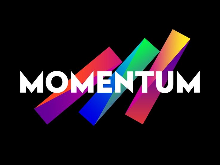 the logo for momentum, an electronic music company