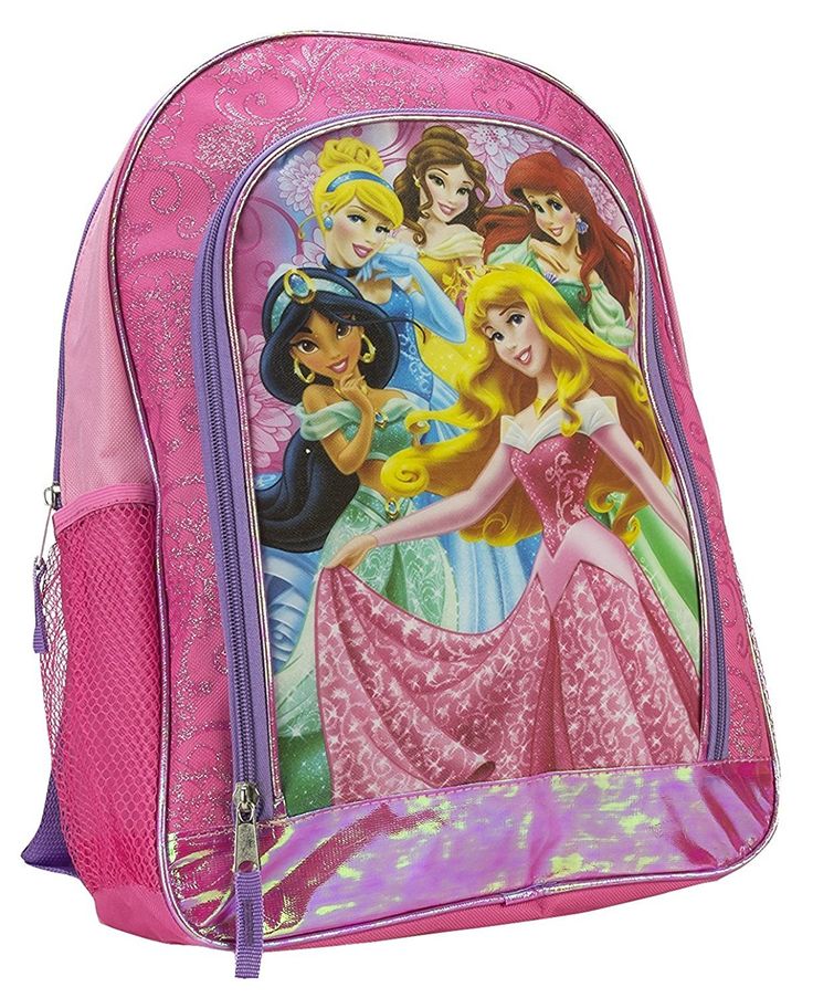 Fast Forward Disney Princess Backpack -- Click image for more details. (This is an Amazon Affiliate link and I receive a commission for the sales) Lunch Kits, Princess School, Miraculous Ladybug Toys, Disney Princess Backpack, Princess Backpack, Backpacks School, Lunch Kit, Kids School Backpack, Cool Box