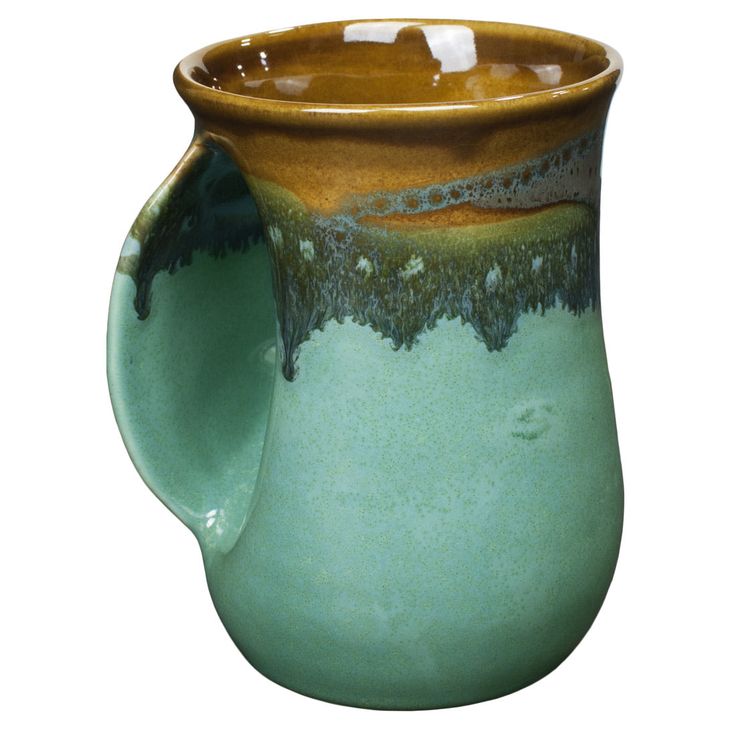 Clay in Motion Ocean Tide Handwarmer Mug, Left Hand Ocean Tides, Wine Gift Baskets, Christmas Room, Christmas Store, Pottery Studio, Beeswax Candles, Pottery Mugs, Top Gifts, Cups And Mugs